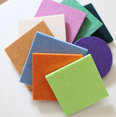 Painéis acústicos de fibra de poliéster personalizados Painel de absorção de som com espessura OEM