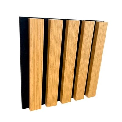 Painel acústico de fibra de poliéster para design de parede e teto à prova de fogo de interiores modernos
