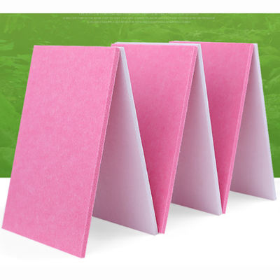 Tabela de absorção de som de tecido de poliéster de 25 mm para painel de parede acústico