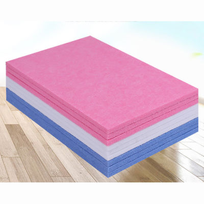 Tabela de absorção de som de tecido de poliéster de 25 mm para painel de parede acústico