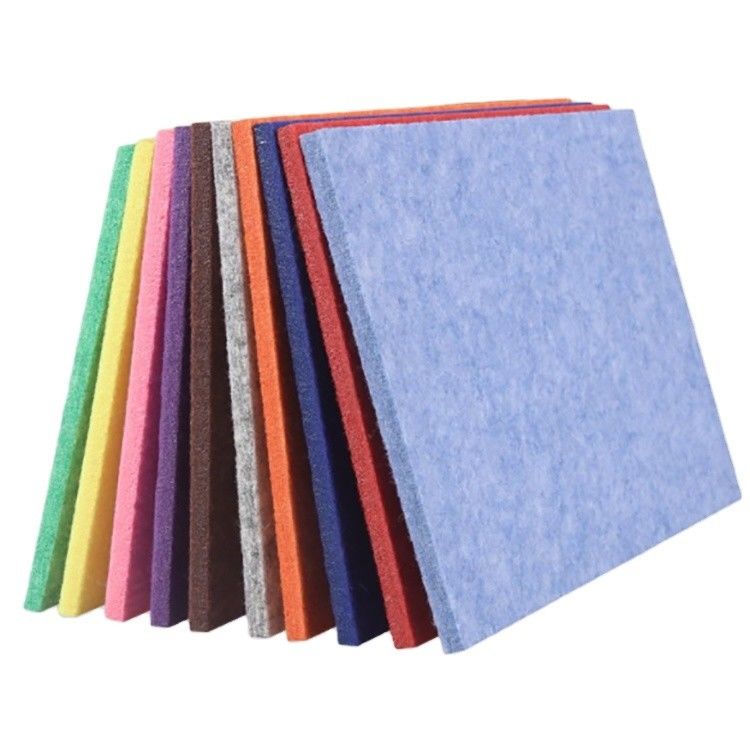 Tabela de absorção de som de tecido de poliéster de 25 mm para painel de parede acústico